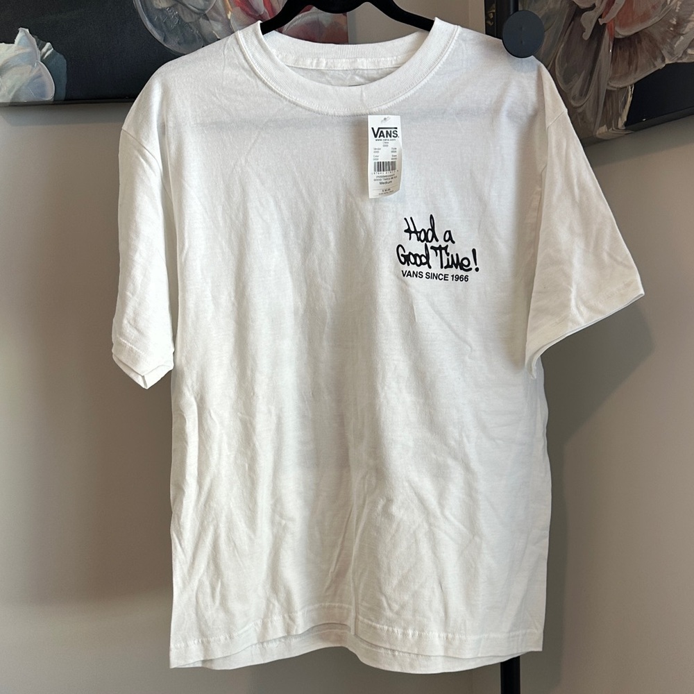 Vans White Graphic Tee - Had a Good Time
